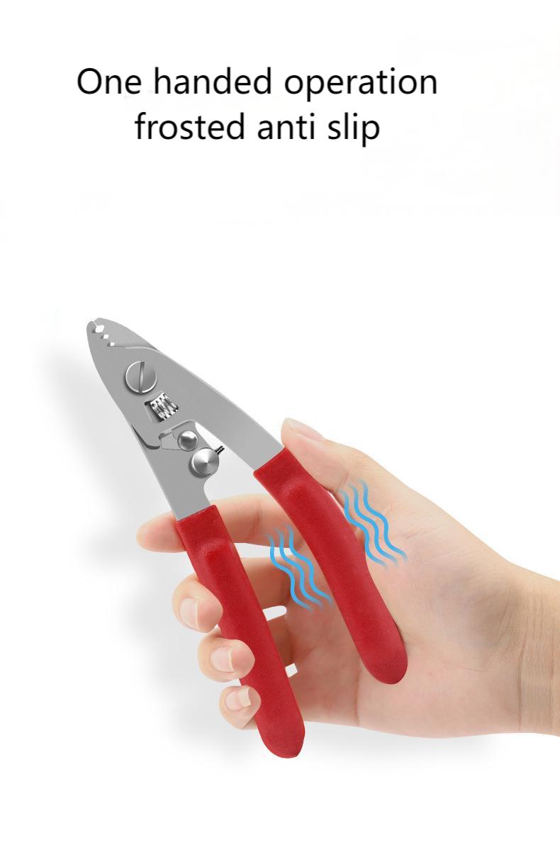 Stainless Steel Fiber Optic Stripper 3 Port Hole CFS-3