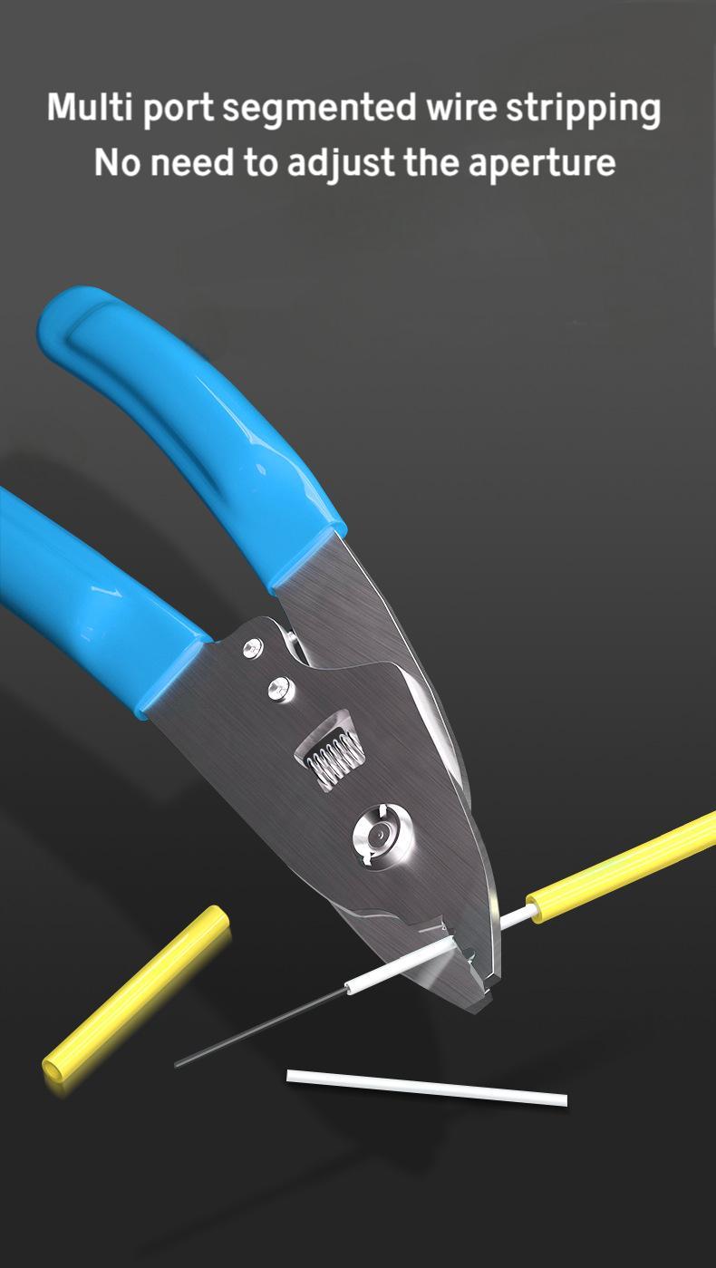 Stainless Steel Fiber Optic Stripper 3 Port Hole CFS-3