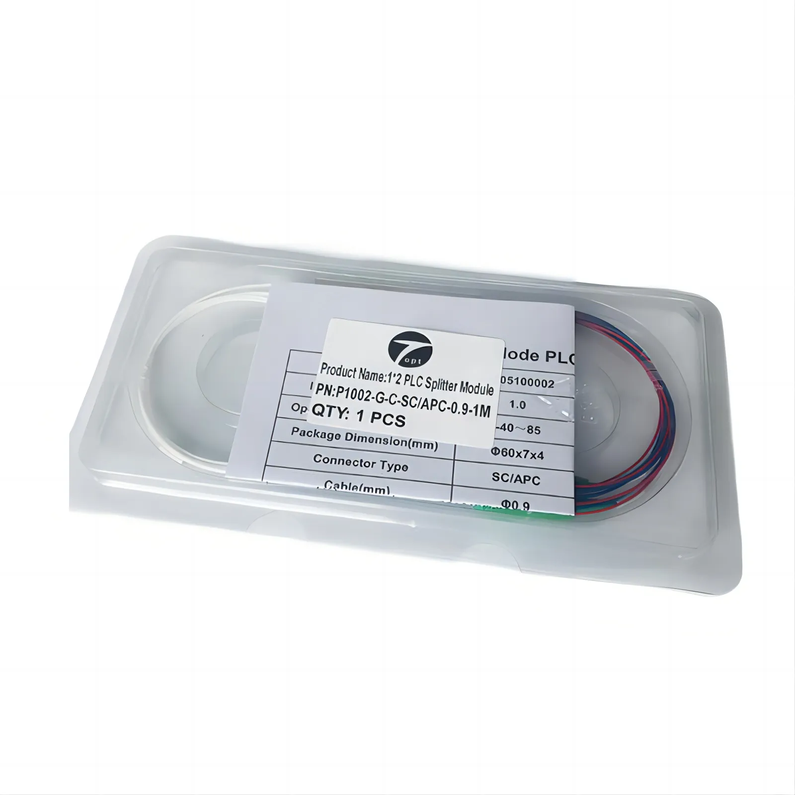 fiber optic splitter 1x2
