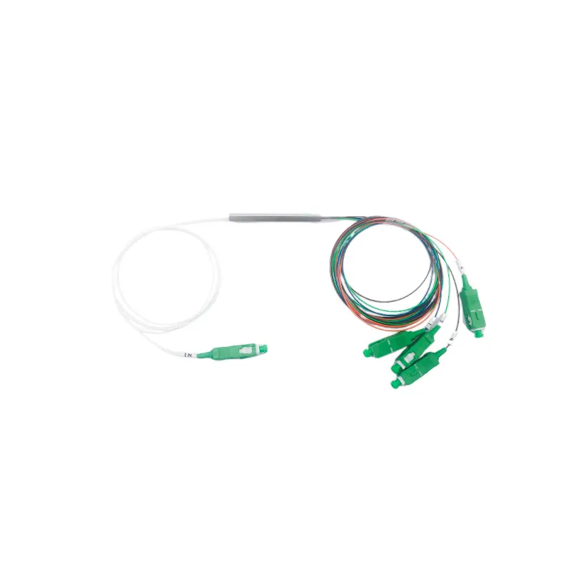 1x4 plc splitter Mini With SC/APC Connectors  0.9mm