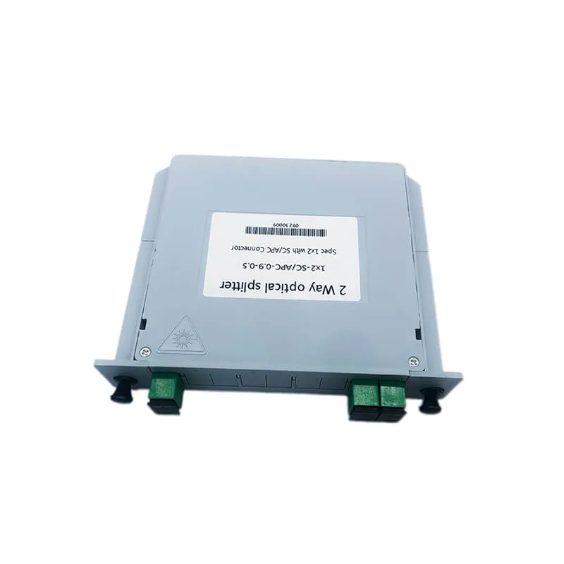 Fiber splitter 1x2 SC/APC LGX Cassette Type