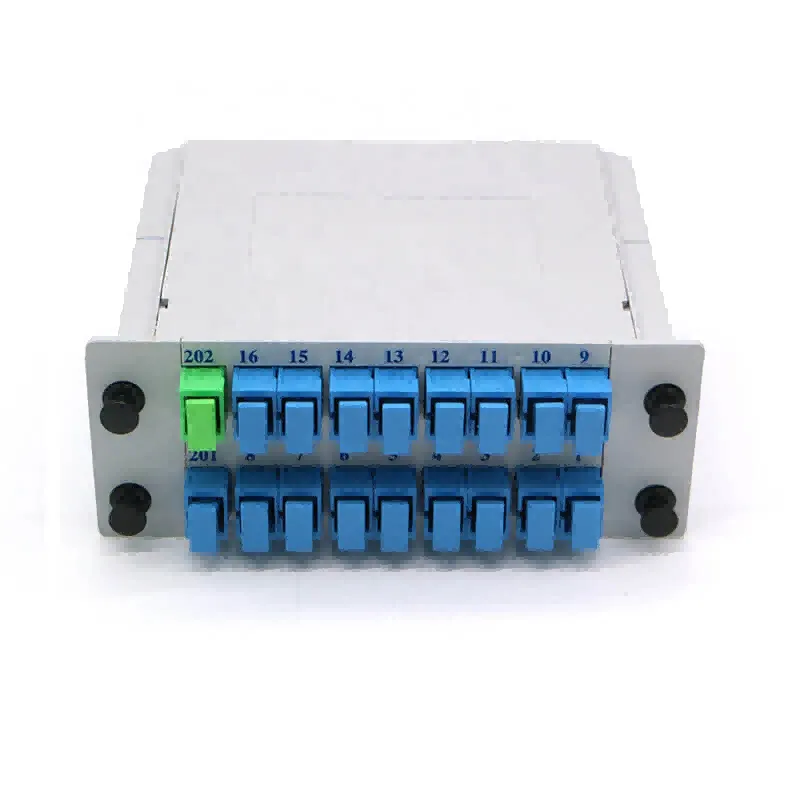 1x16 optical splitter LGX Cassette SC/UPC Singlemode