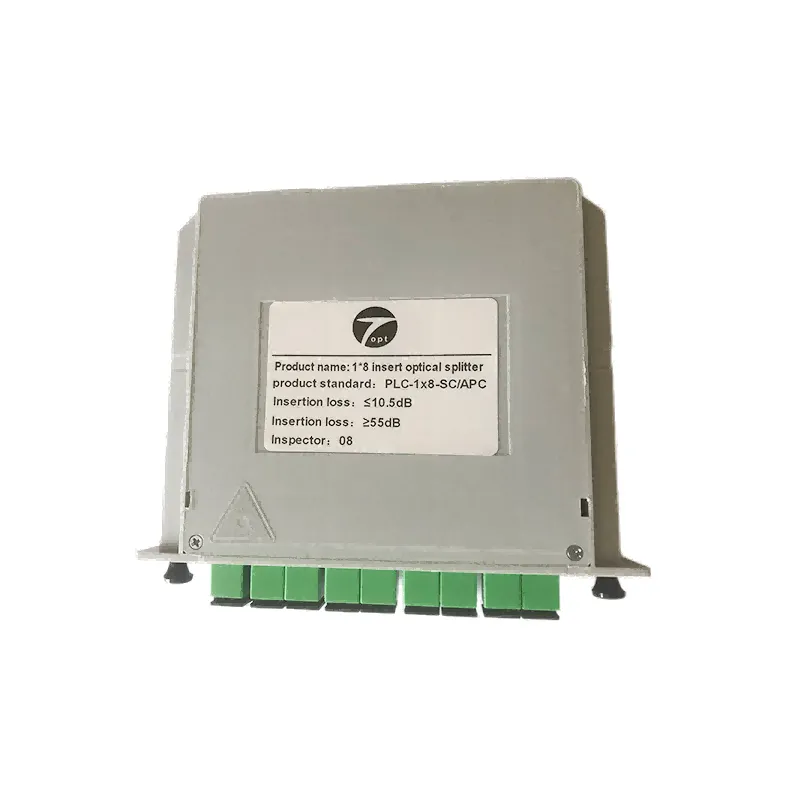 Fiber optic splitter LGX PLC 1x8 SC/APC