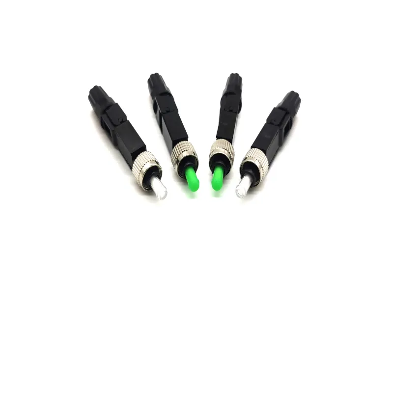 fast connect fiber connectors
