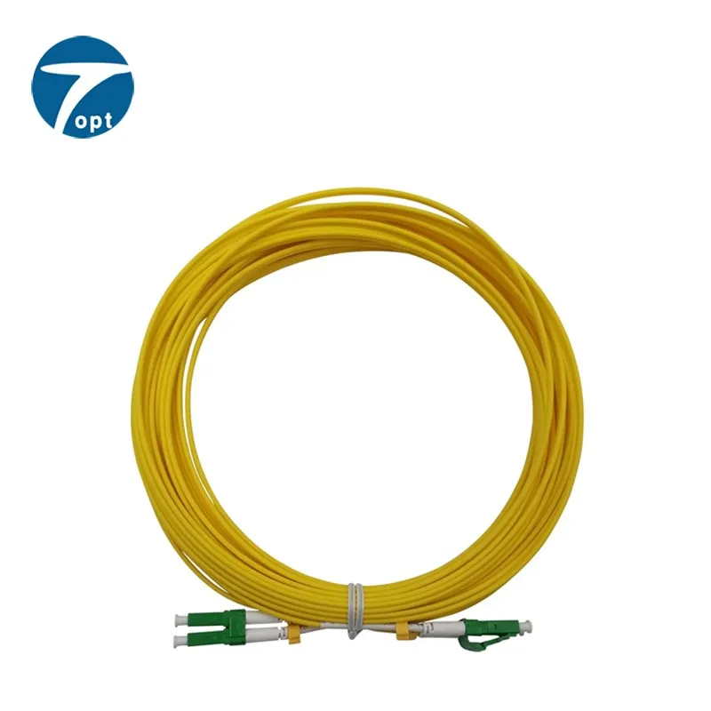Fiber optic patch cord LC/APC-LC/APC single mode OS2 Duplex