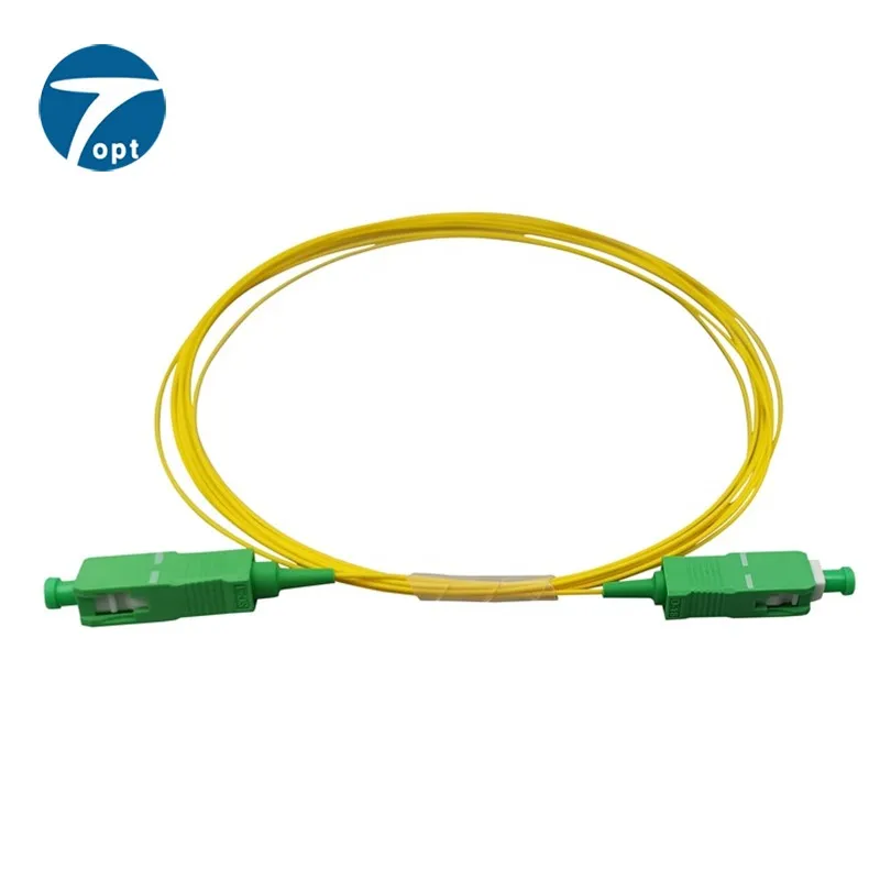 Fiber optic patch cord SC/APC-SC/APC single mode 9/125 simplex 3.0mm G657A1,LSZH
