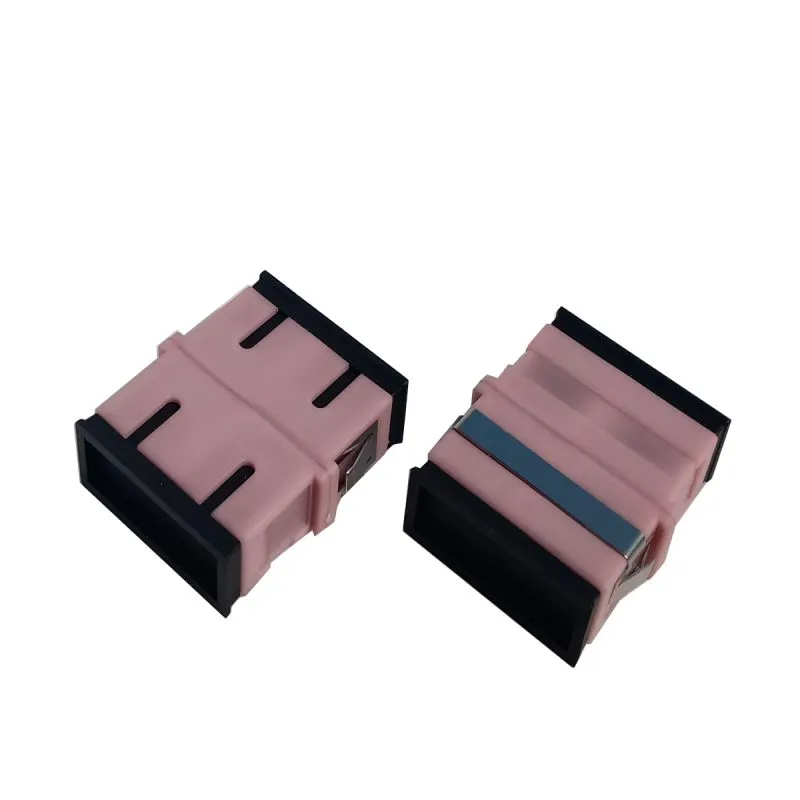 Fiber optic adapter SC OM4 Duplex without flange