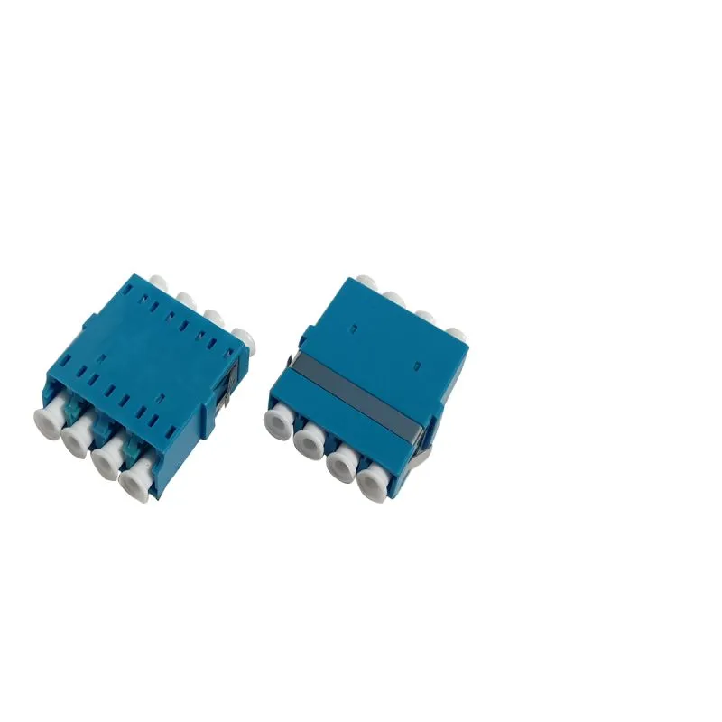 Fiber Adapter LC/UPC to LC/UPC  Quad  OS2 Single Mode with Flange