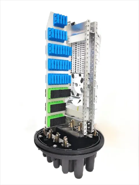 Fiber Optic Dome Closure FOSC-400 A16 144F  (1 oval port,16 round ports) with 50 pcs duplex adapters