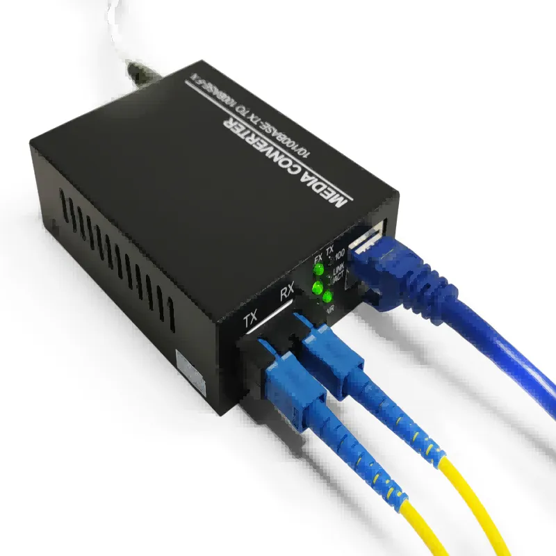 Сopper to fiber converter 1x 10/100 Base-T RJ45 to 1x 100 Base Dual fiber  1310 nm
