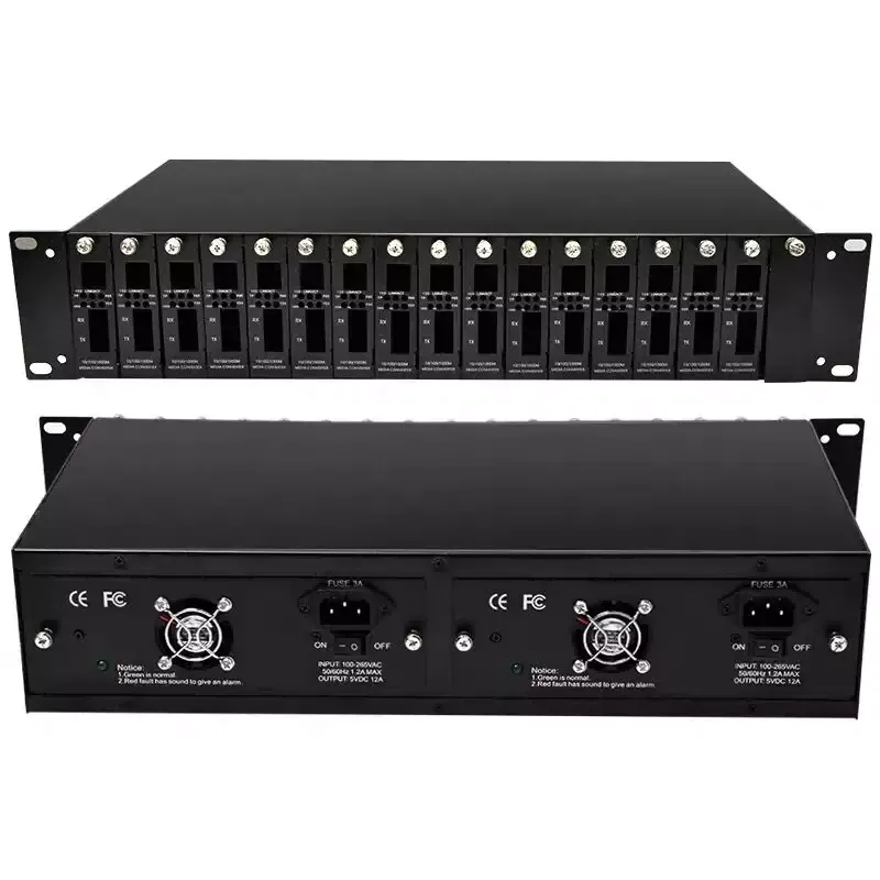 14 Slots Media Converter Chassis