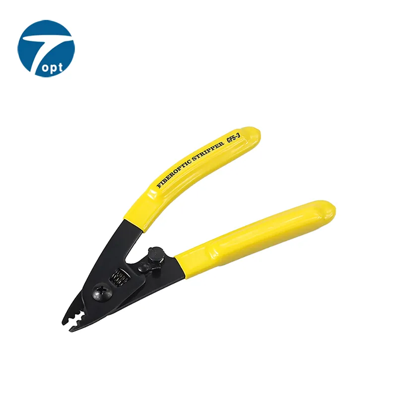 Fiber optic cable stripper