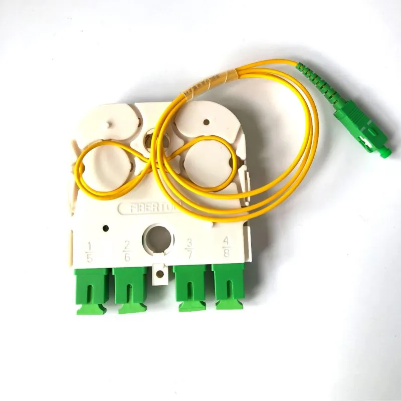 PLC splitter LGX PLC 1x4 SC/APC New style for market Russian