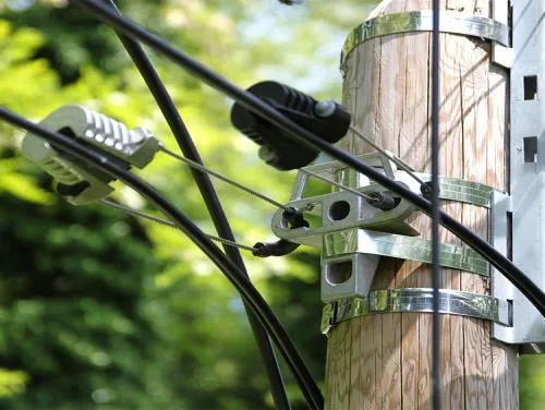What is a drop wire clamp?