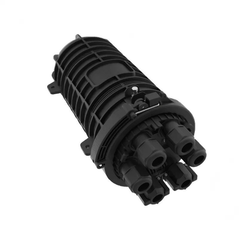 Fiber splice closure OPT-D048J（6 Holes 12-48 cores 18 SC adapters Mechanical seal）