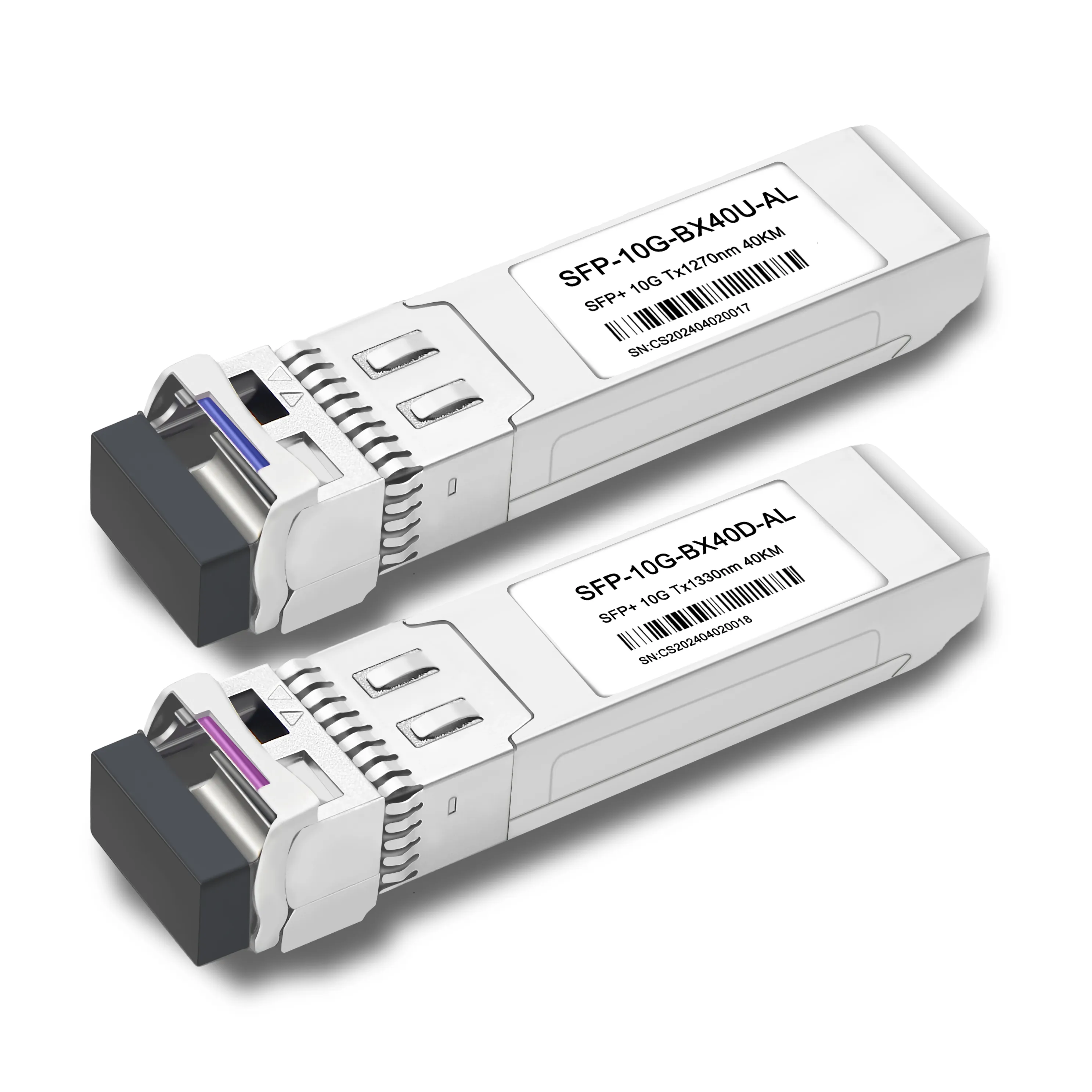 SFP-10G-BX40U-AL SFP+ 10G Tx1270nm 40KM SFP-10G-BX40D-AL SFP+ 10GTx1330nm40KM