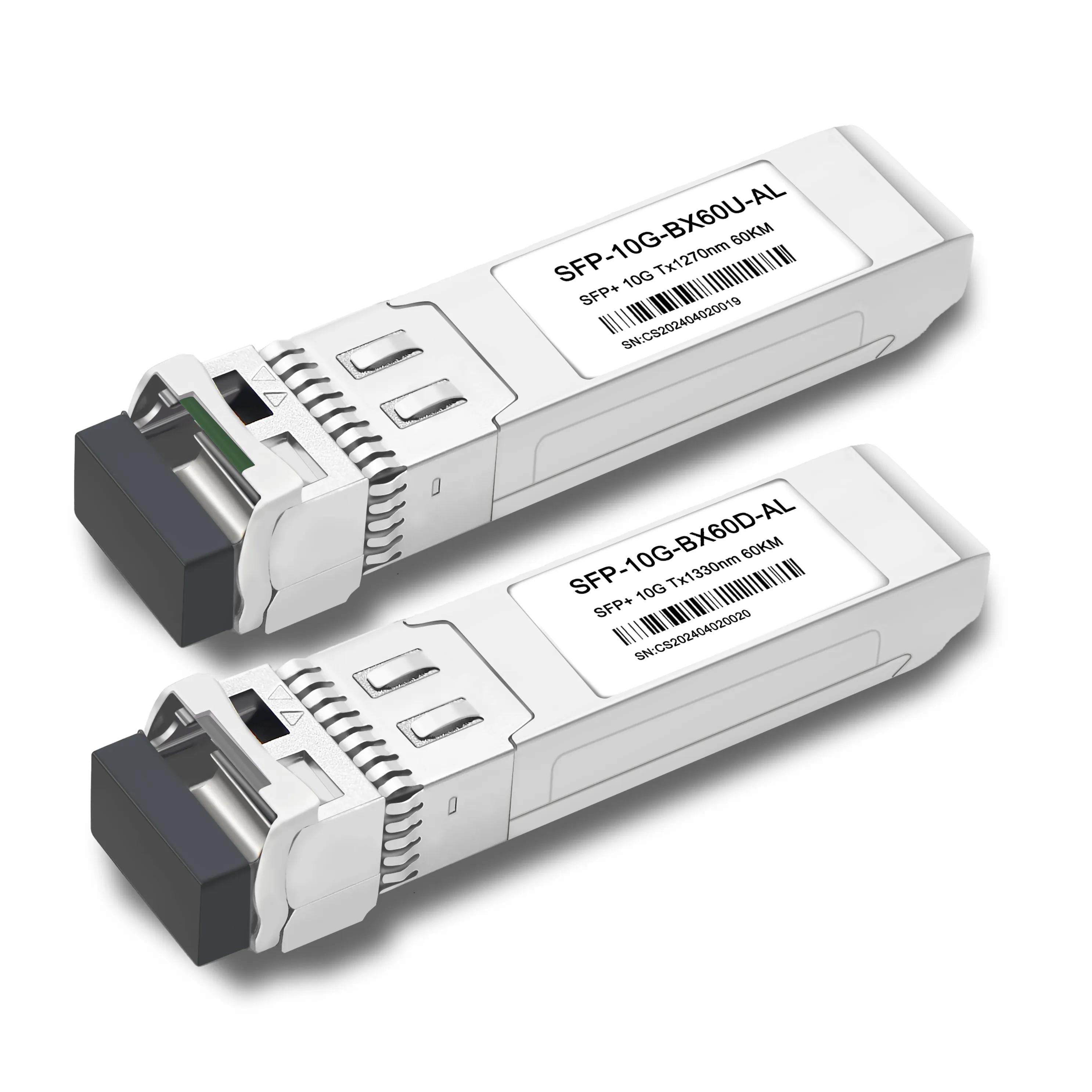 SFP-10G-BX60U-AL SFP+ 10G Tx1270nm 60KM SFP-10G-BX60D-AL SFP+ 10GTx1330nm60KM