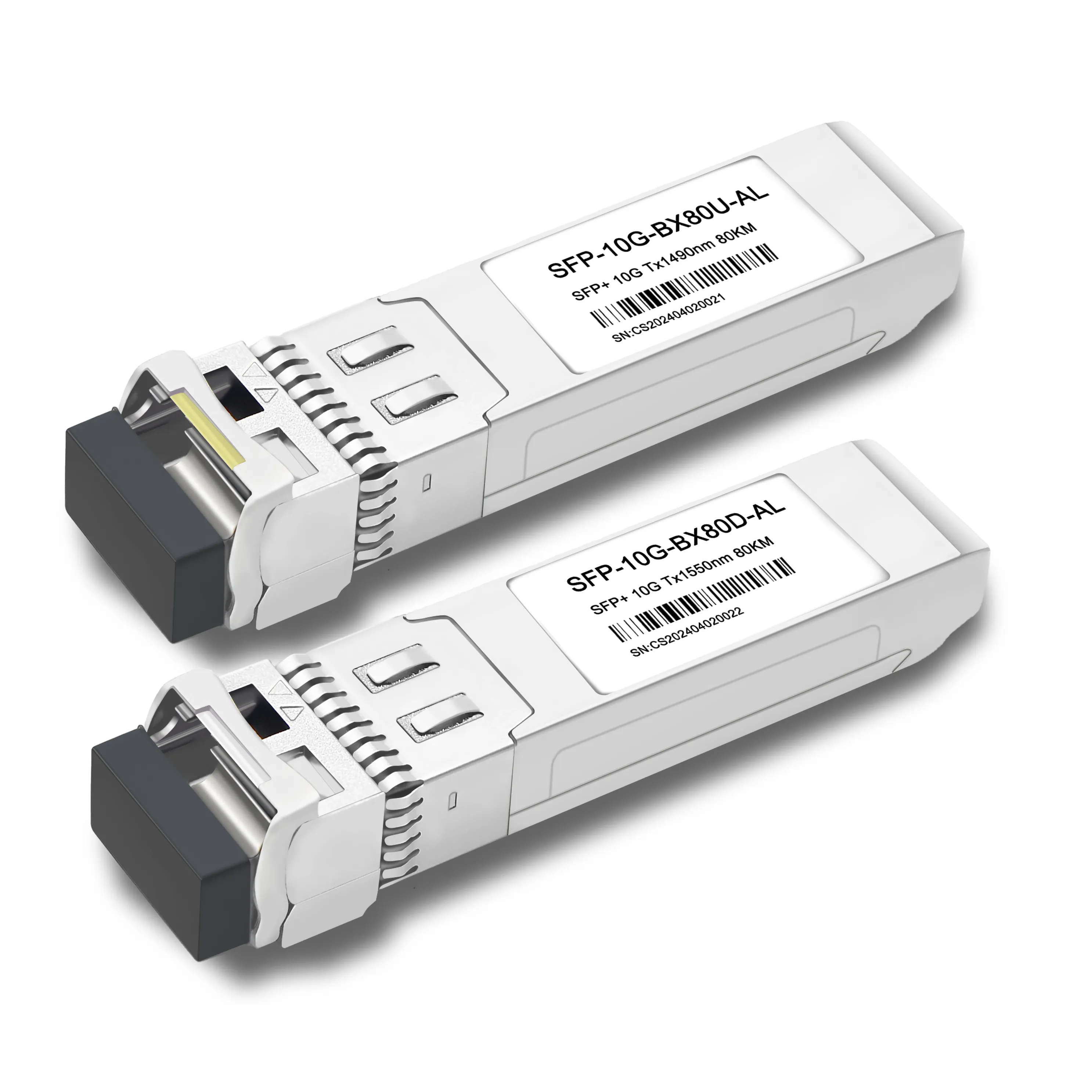 SFP-10G-BX80U-AL SFP+ 10G Tx1490nm 80KM SFP-10G-BX80D-AL SFP+10GTx1550nm80KM