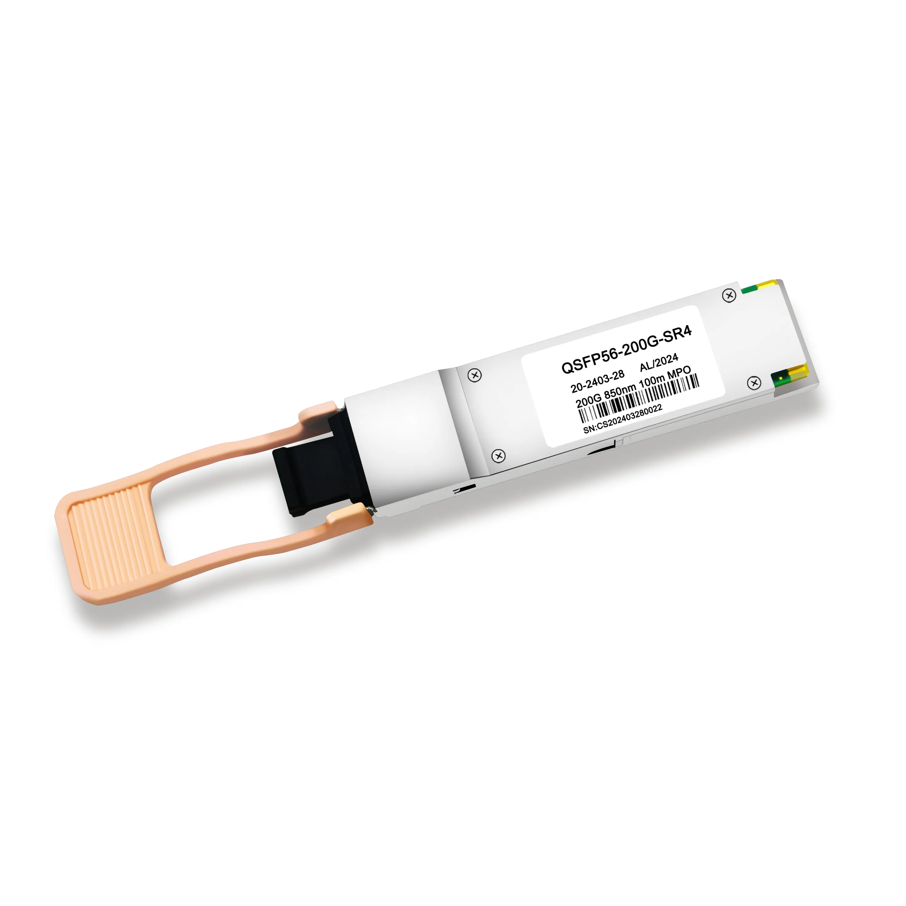 QSFP56-200G-SR4 200G 850nm.100m MPO