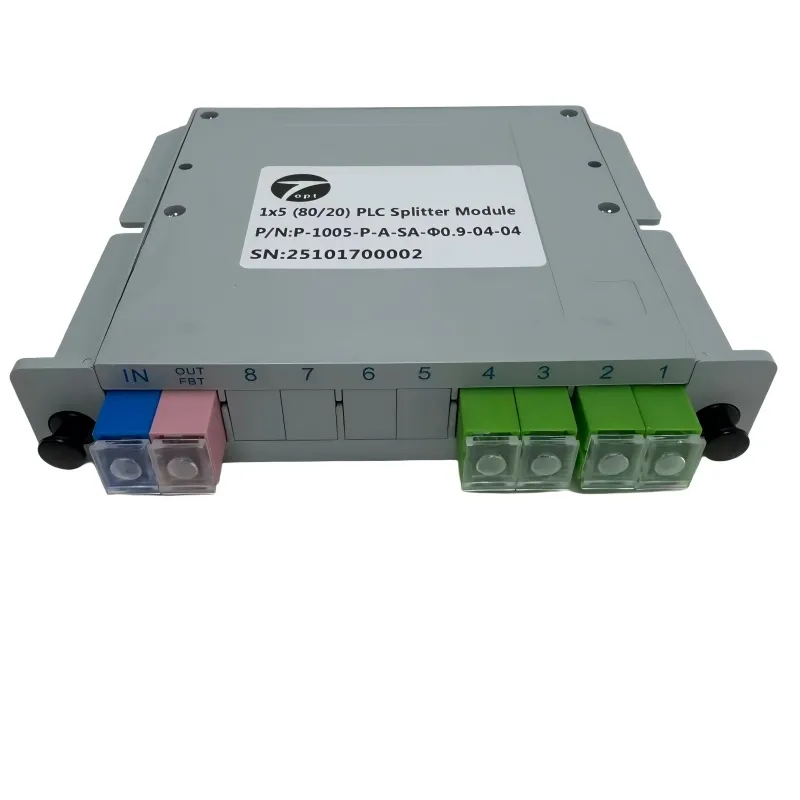 1 x 5 Unbalanced PLC Fiber Splitter