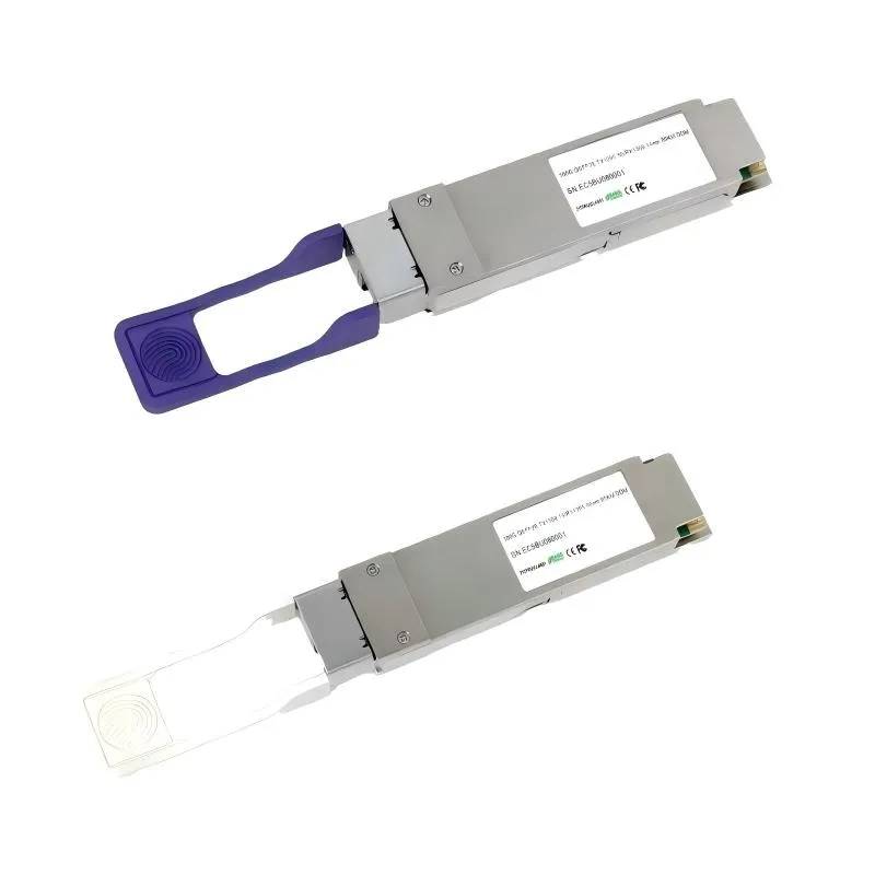 100G QSFP28 ZR4 BIDI Optical Transceiver  80km