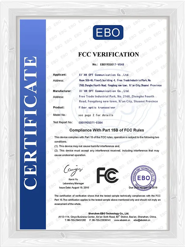 Certificado FC