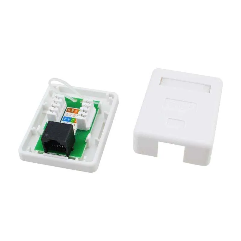 Superficie Caja de montaje 1 puerto RJ-45（2）