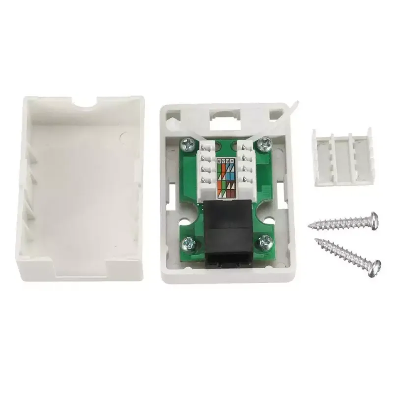 Caja de montaje en superficie 1 puerto RJ-45（5）
