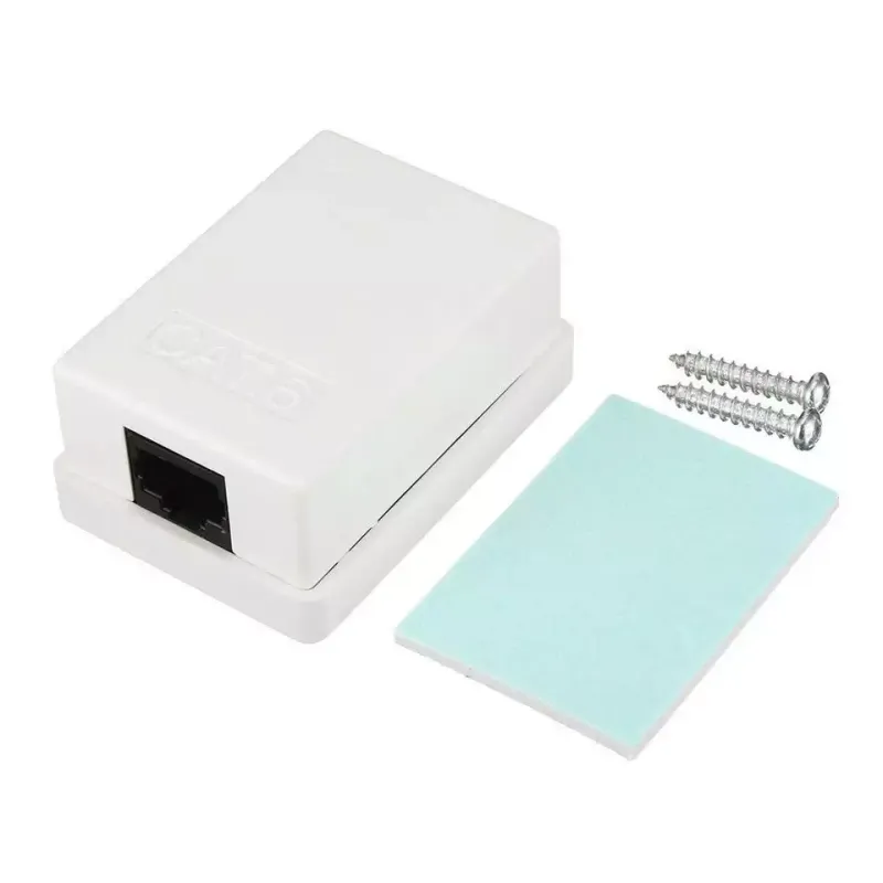 Caja de montaje en superficie 1 puerto RJ-45（3）